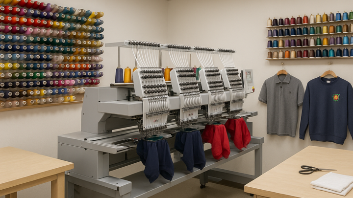 Best commercial embroidery machine for small business