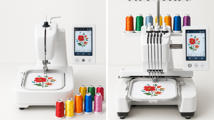 Brother vs Janome embroidery machines comparison